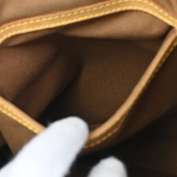 LOUIS VUITTON Montsouris GM Backpack Bag Monogram Leather Brown M51135 96CA273 main image 7